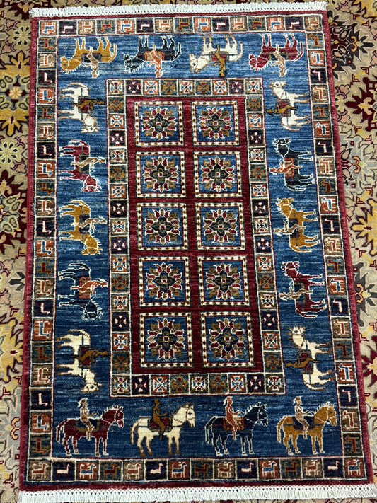 Wool Rug. Pazyryk.