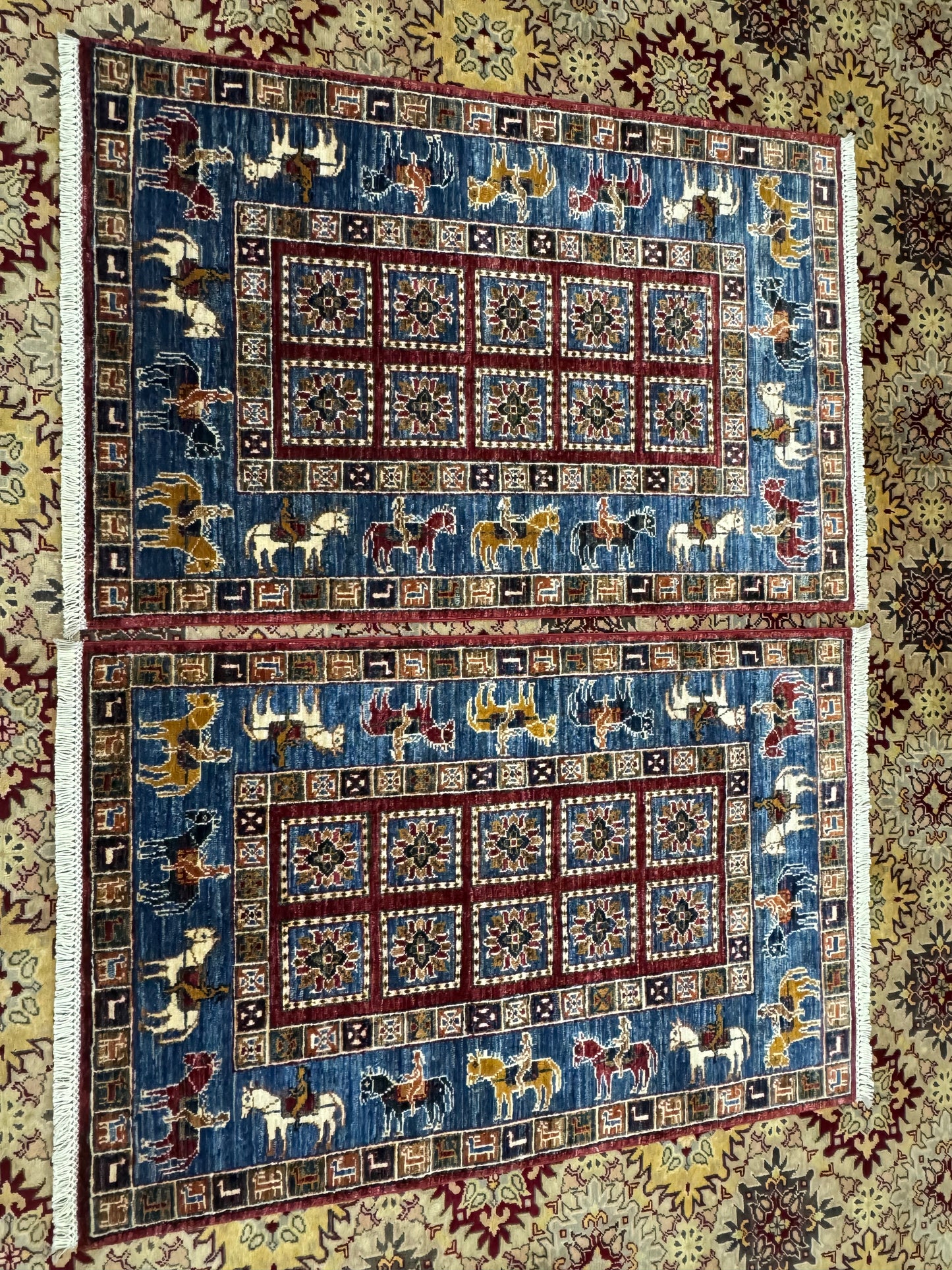 Wool Rug. Pazyryk.