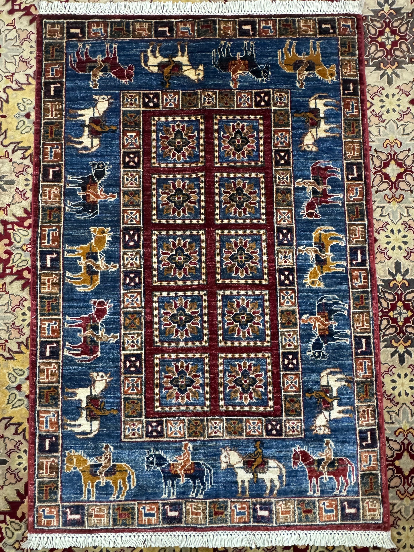 Wool Rug. Pazyryk.