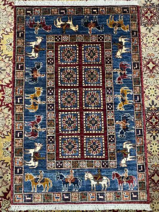 Wool Rug. Pazyryk.