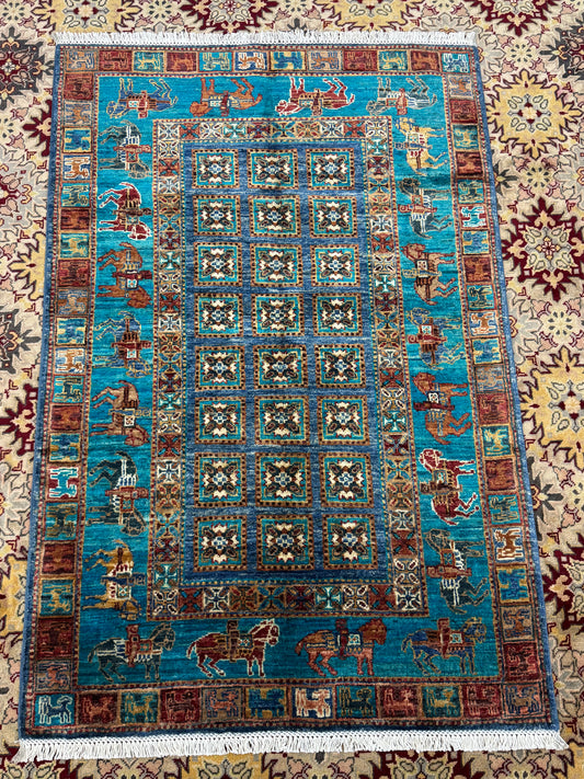 Wool Rug. Pazyryk.