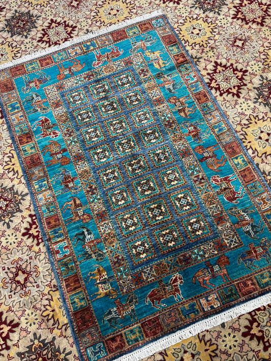 Wool Rug. Pazyryk.