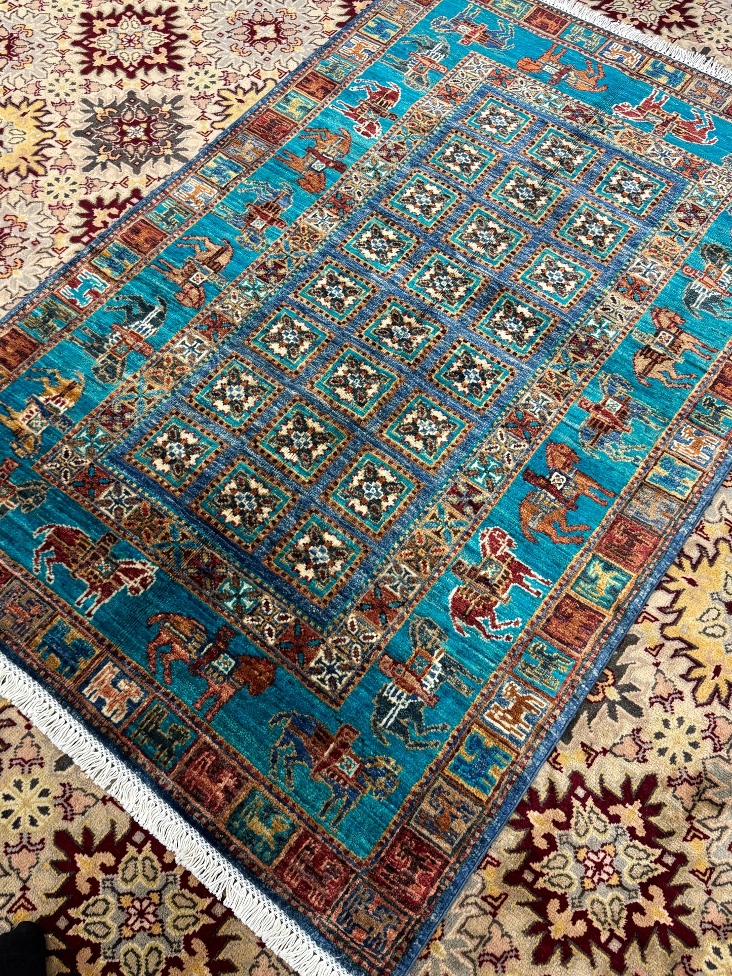 Wool Rug. Pazyryk.