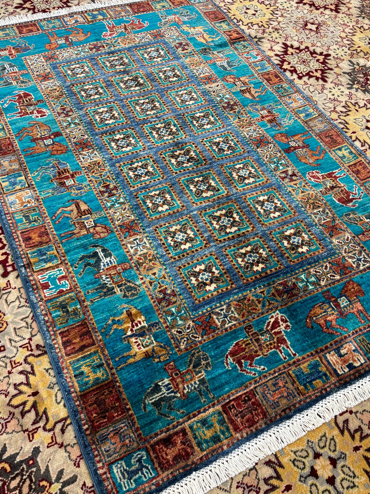 Wool Rug. Pazyryk.