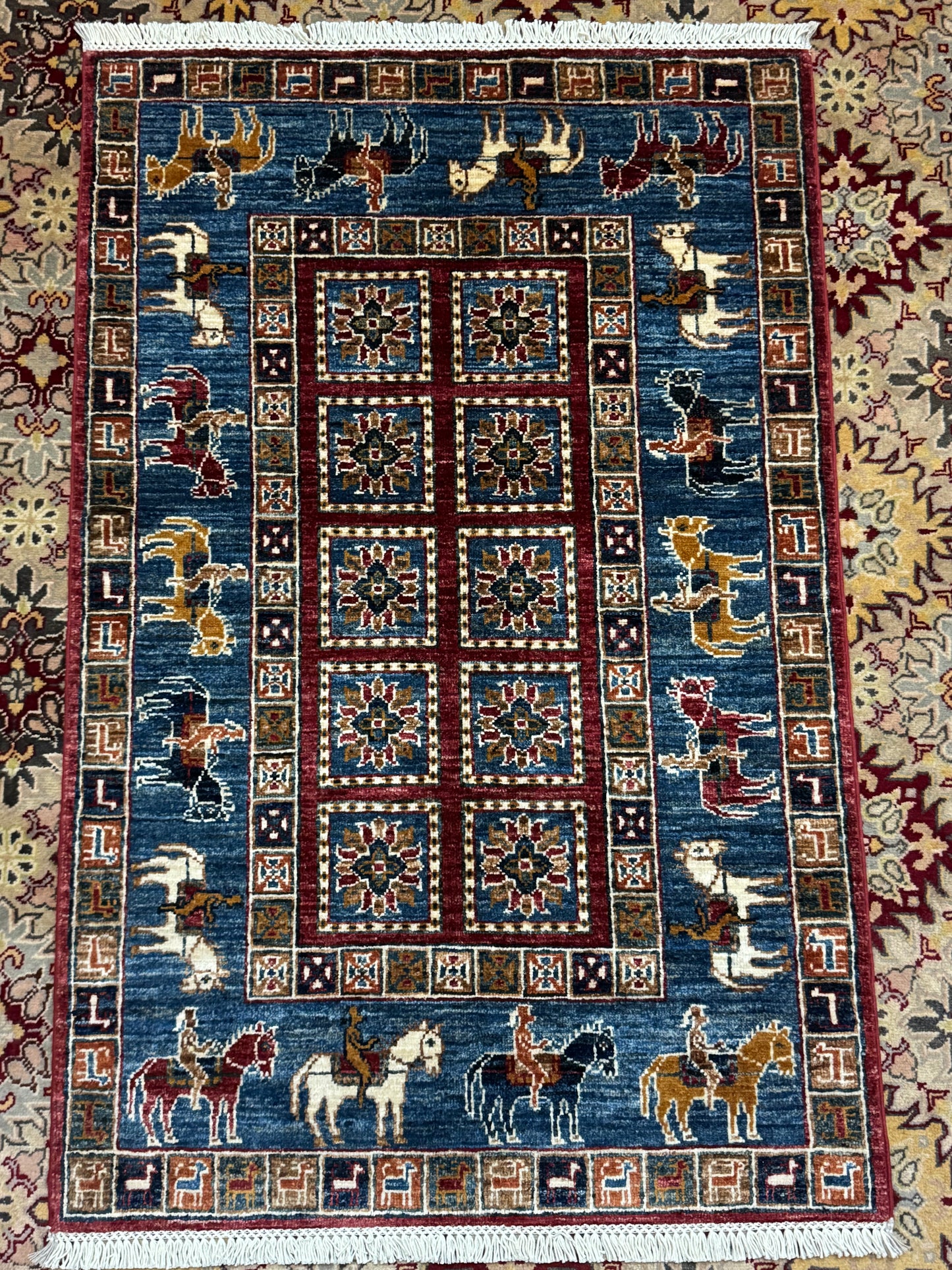 Wool Rug. Pazyryk.