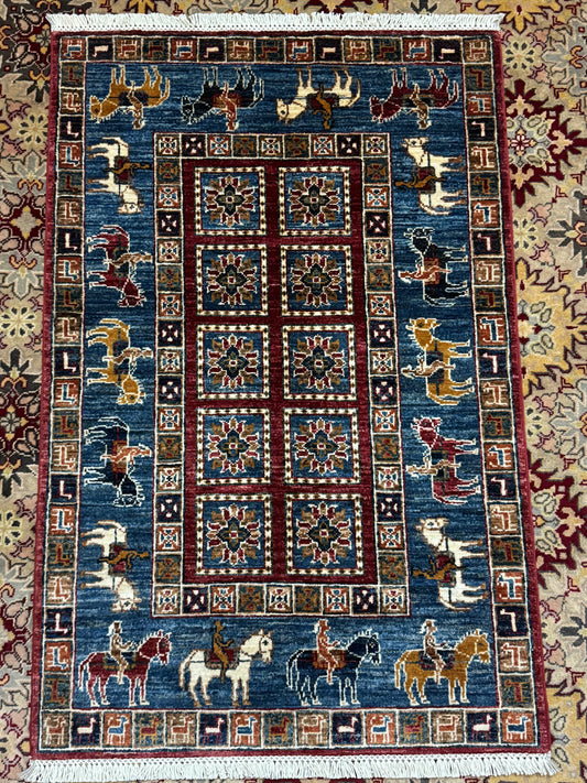 Wool Rug. Pazyryk.