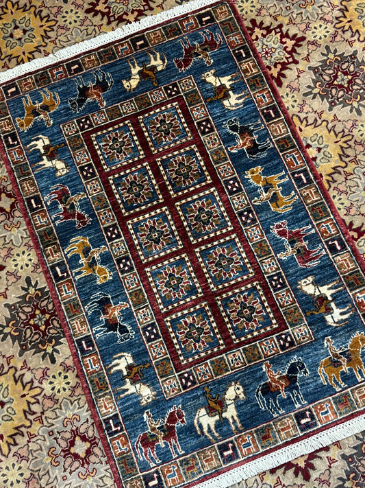Wool Rug. Pazyryk.