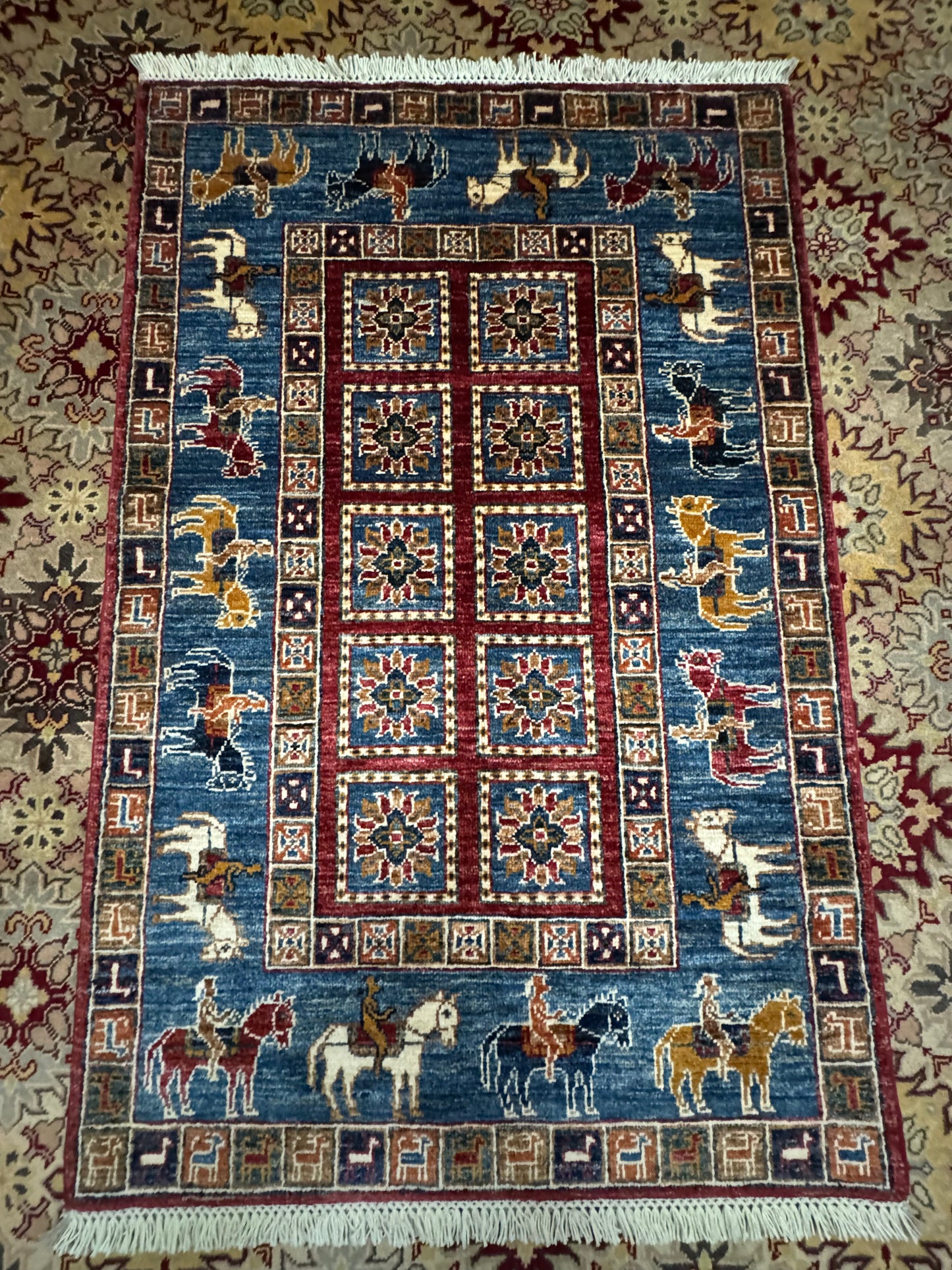 Wool Rug. Pazyryk.
