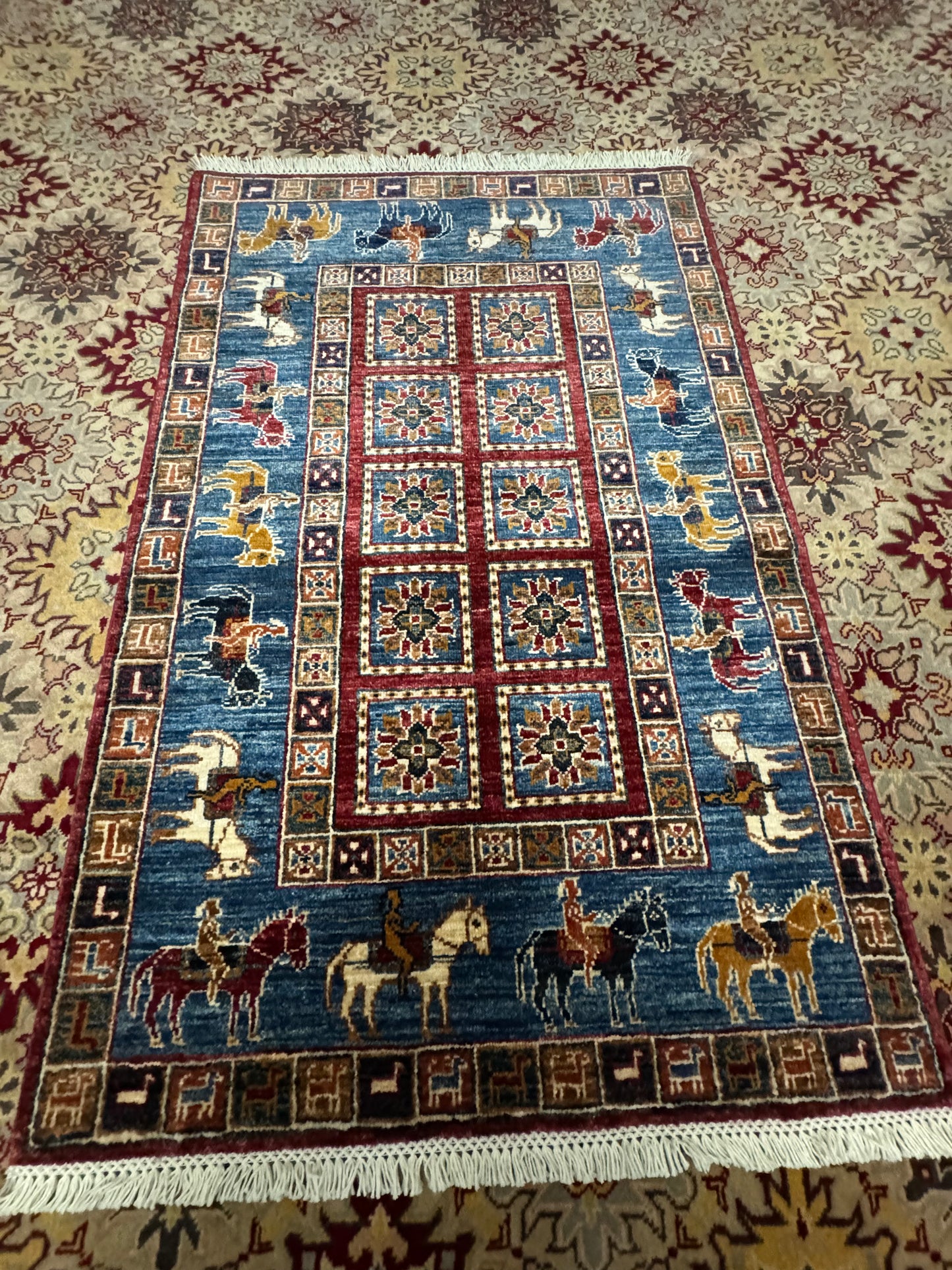 Wool Rug. Pazyryk.