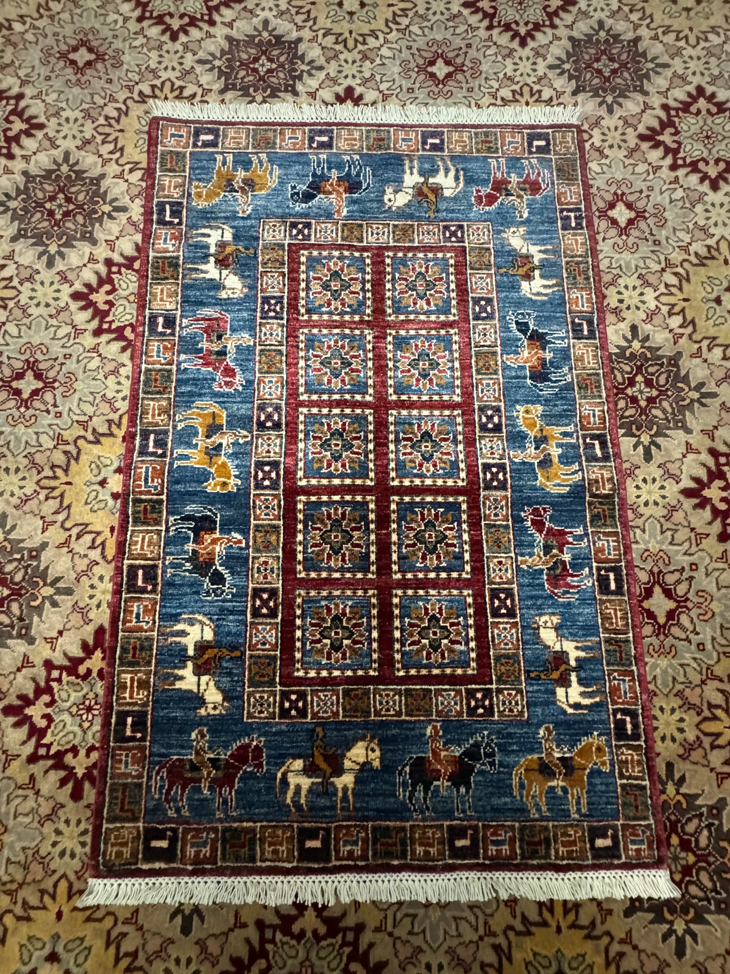 Wool Rug. Pazyryk.