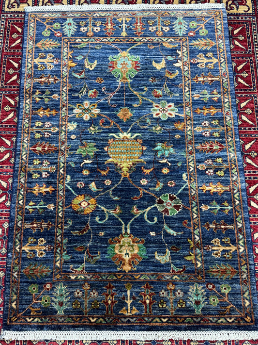 Wool Rug. Garden Bloom.