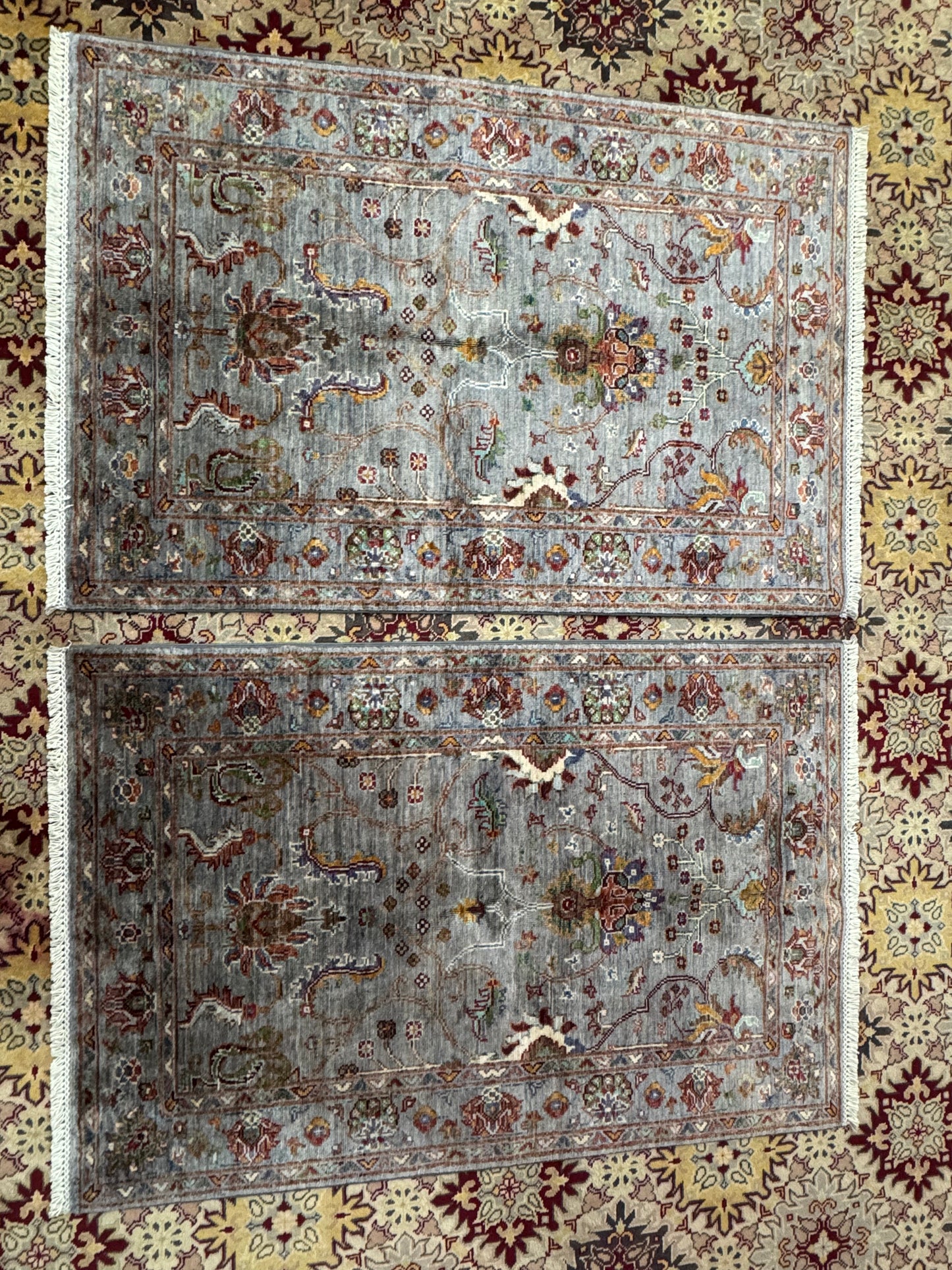Wool Rug. Garden Bloom.