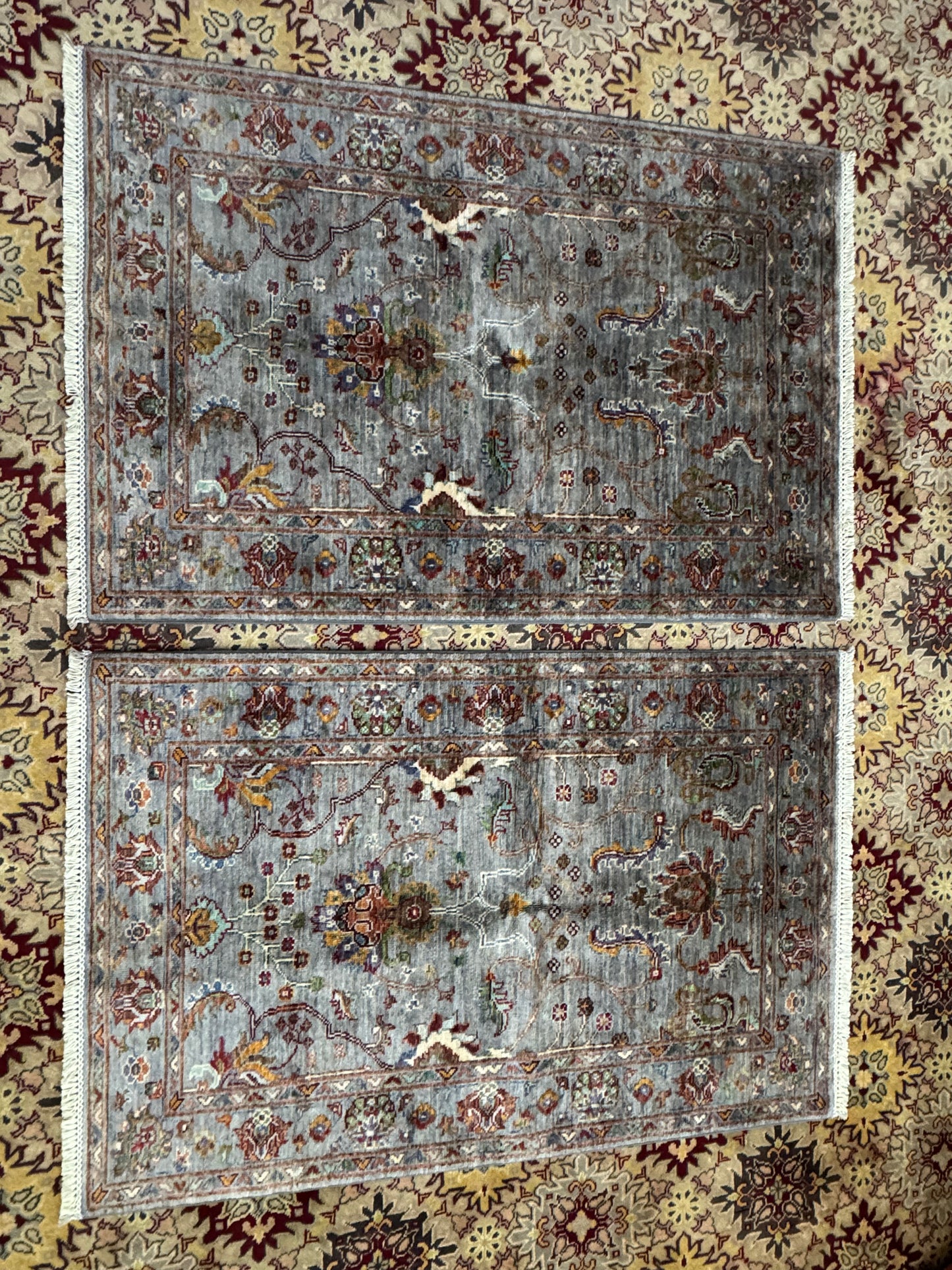 Wool Rug. Garden Bloom.
