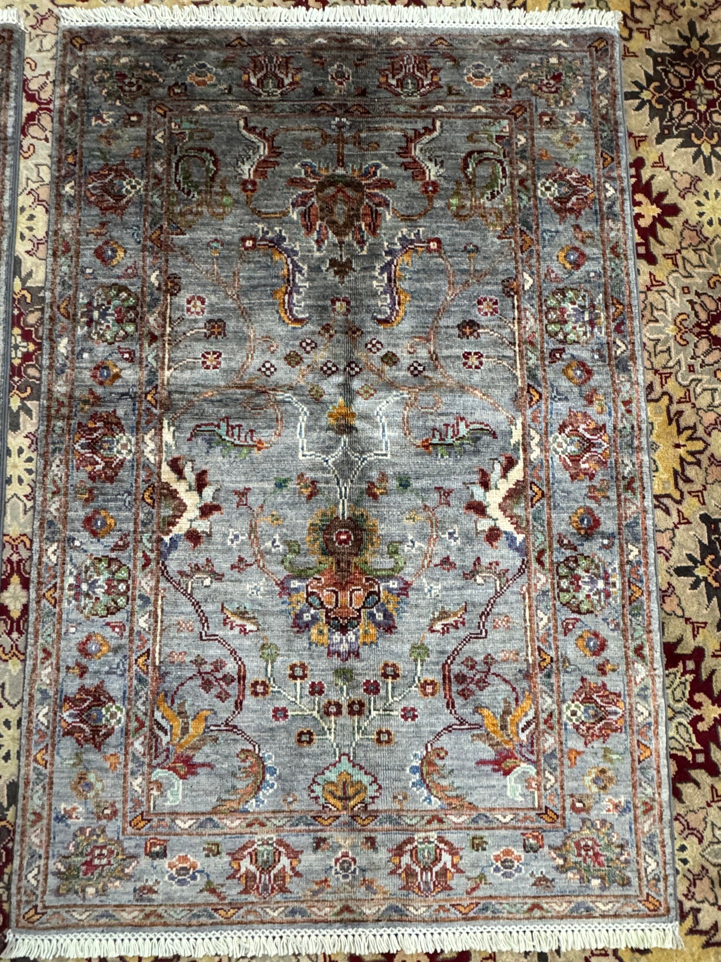 Wool Rug. Garden Bloom.