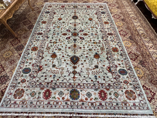 Wool Rug. Garden Bloom.