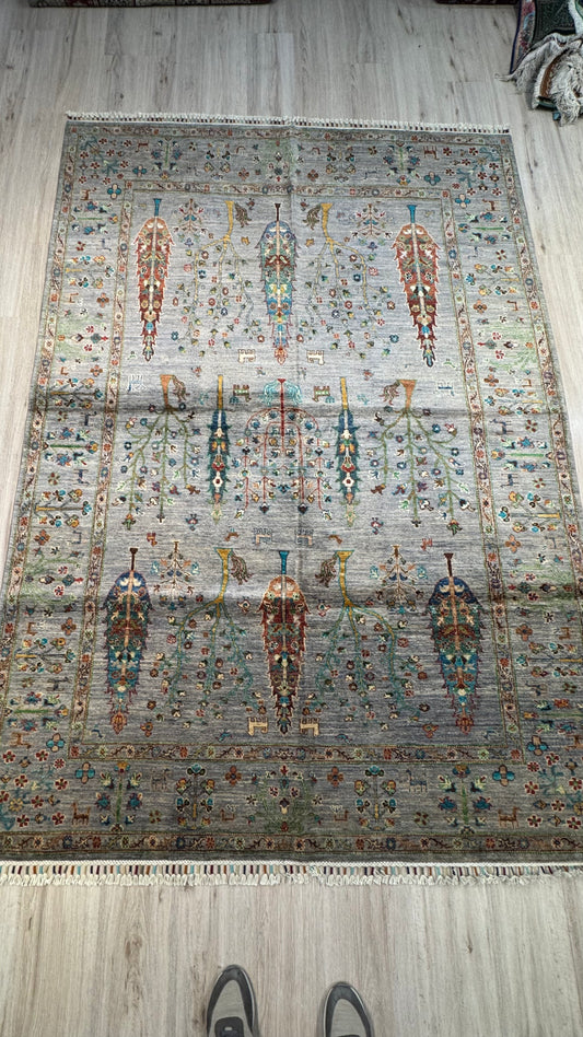 Wool Rug. Whispering Trees.