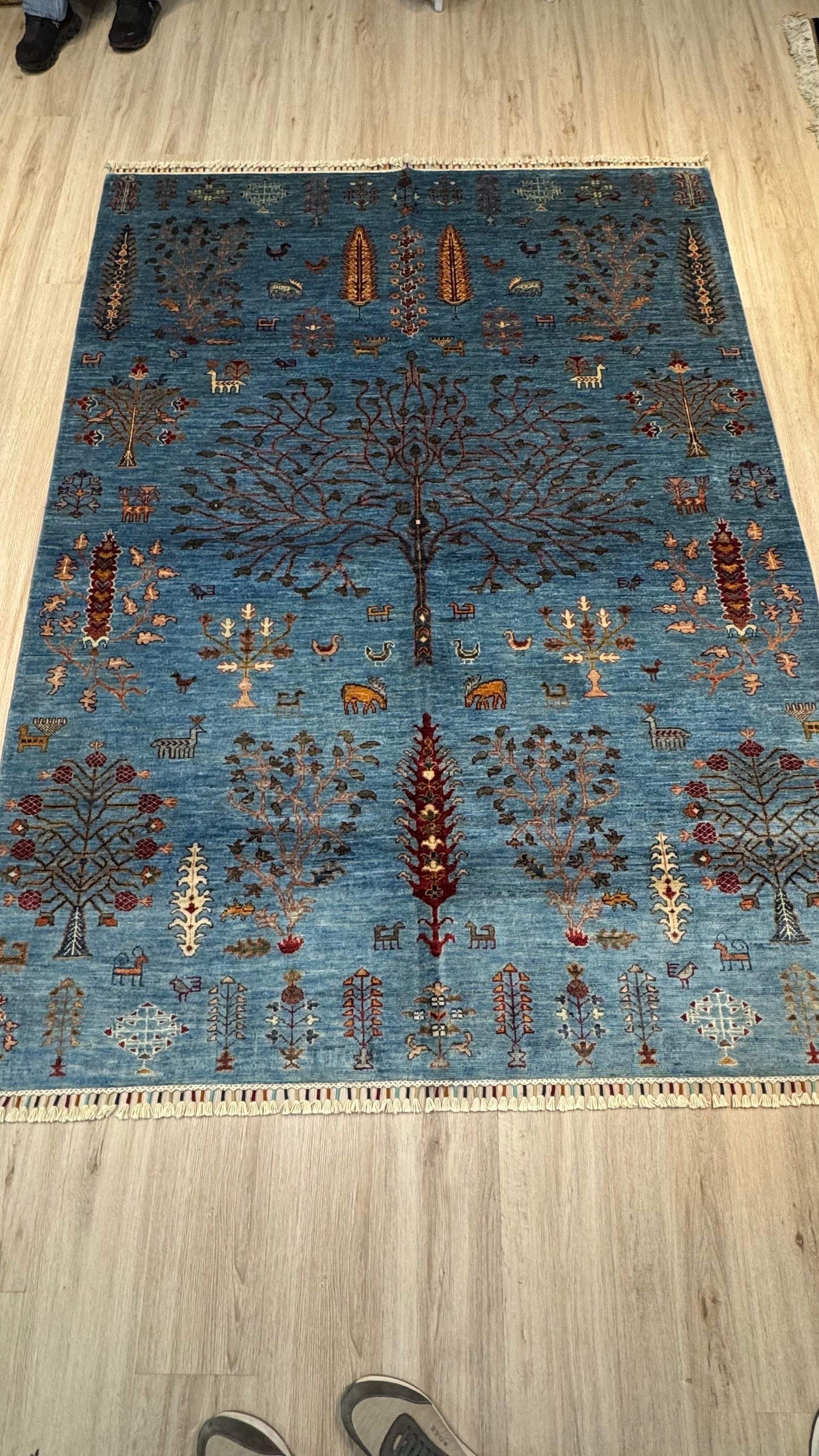 Wool Rug. Eden of Life.