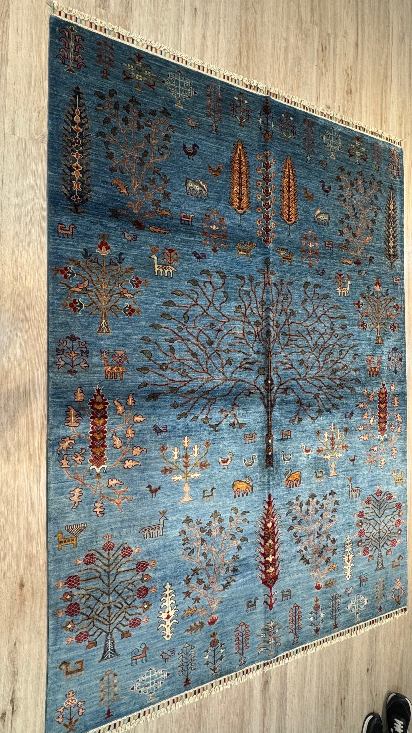 Wool Rug. Eden of Life.