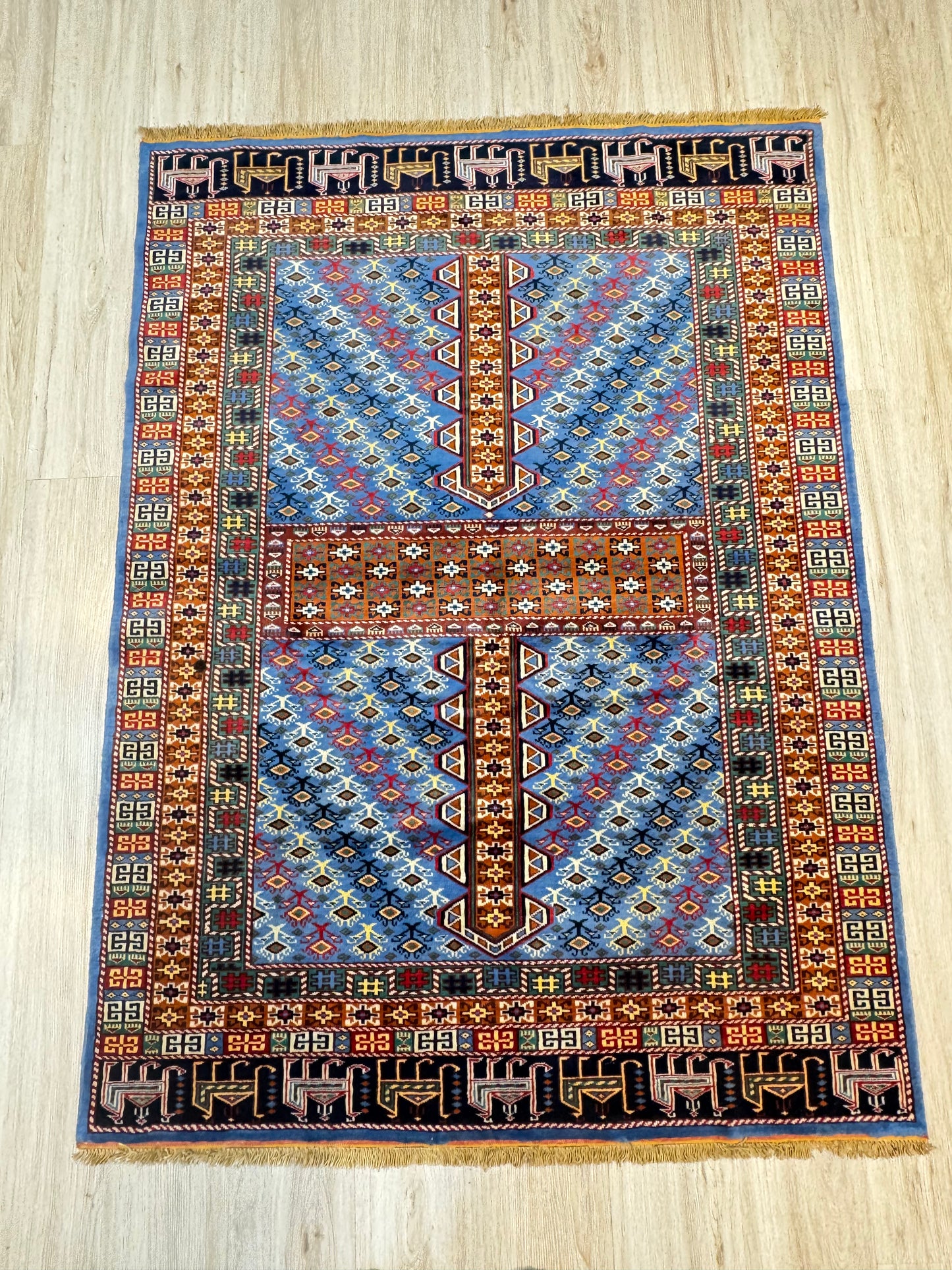 Wool Rug. Veil of the Yurt.