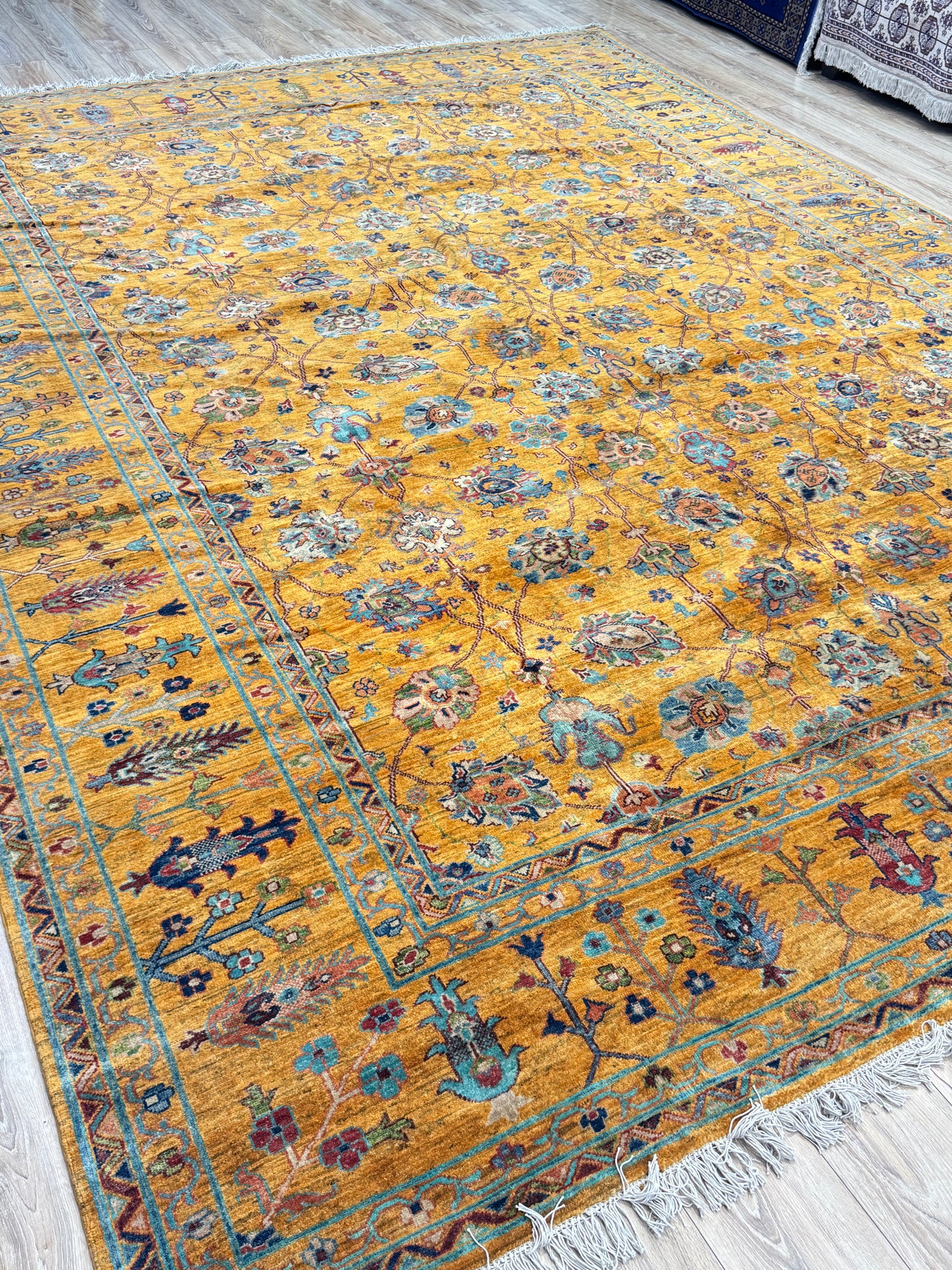 Wool Rug. Amber Garden.