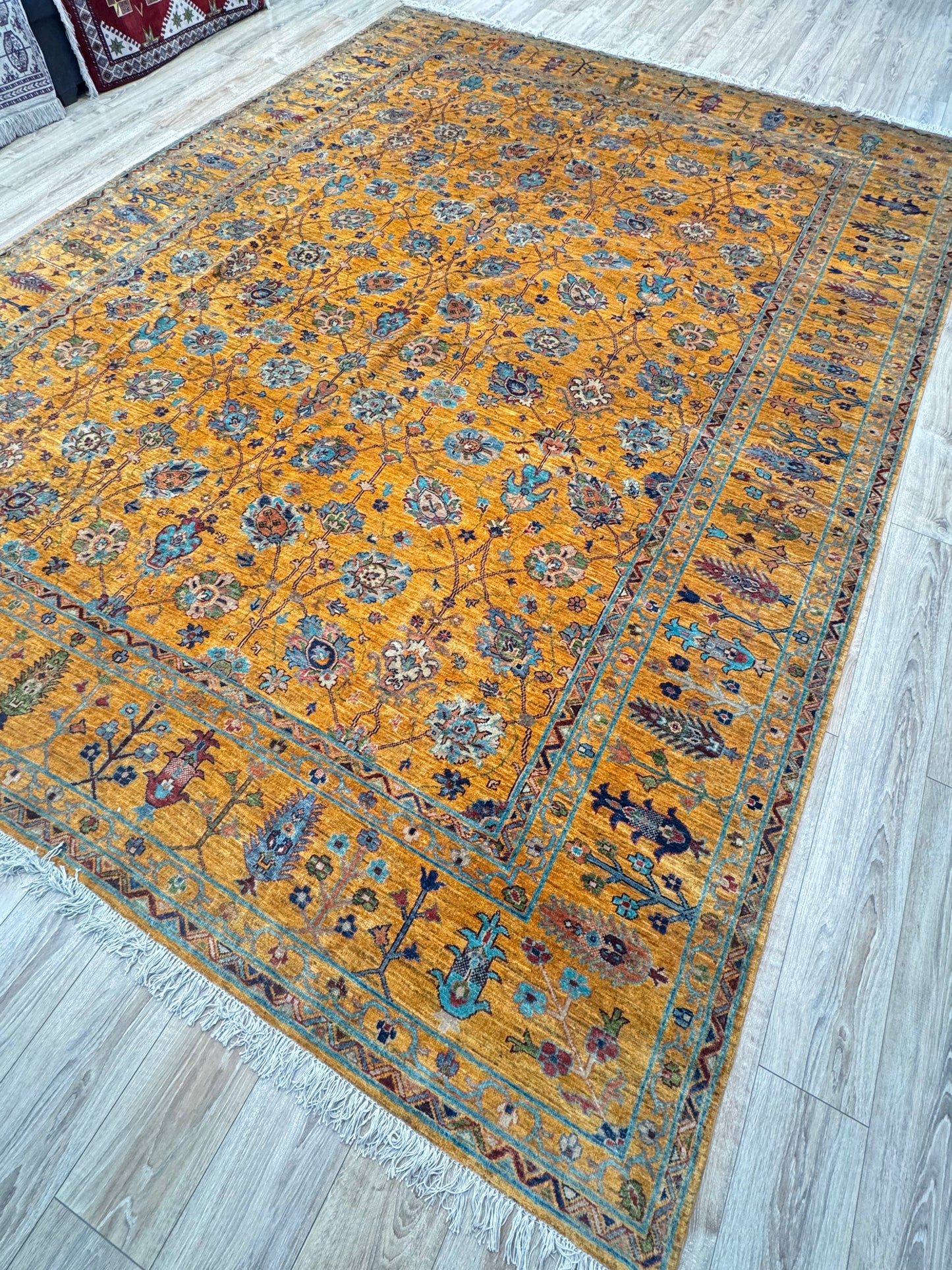 Wool Rug. Amber Garden.