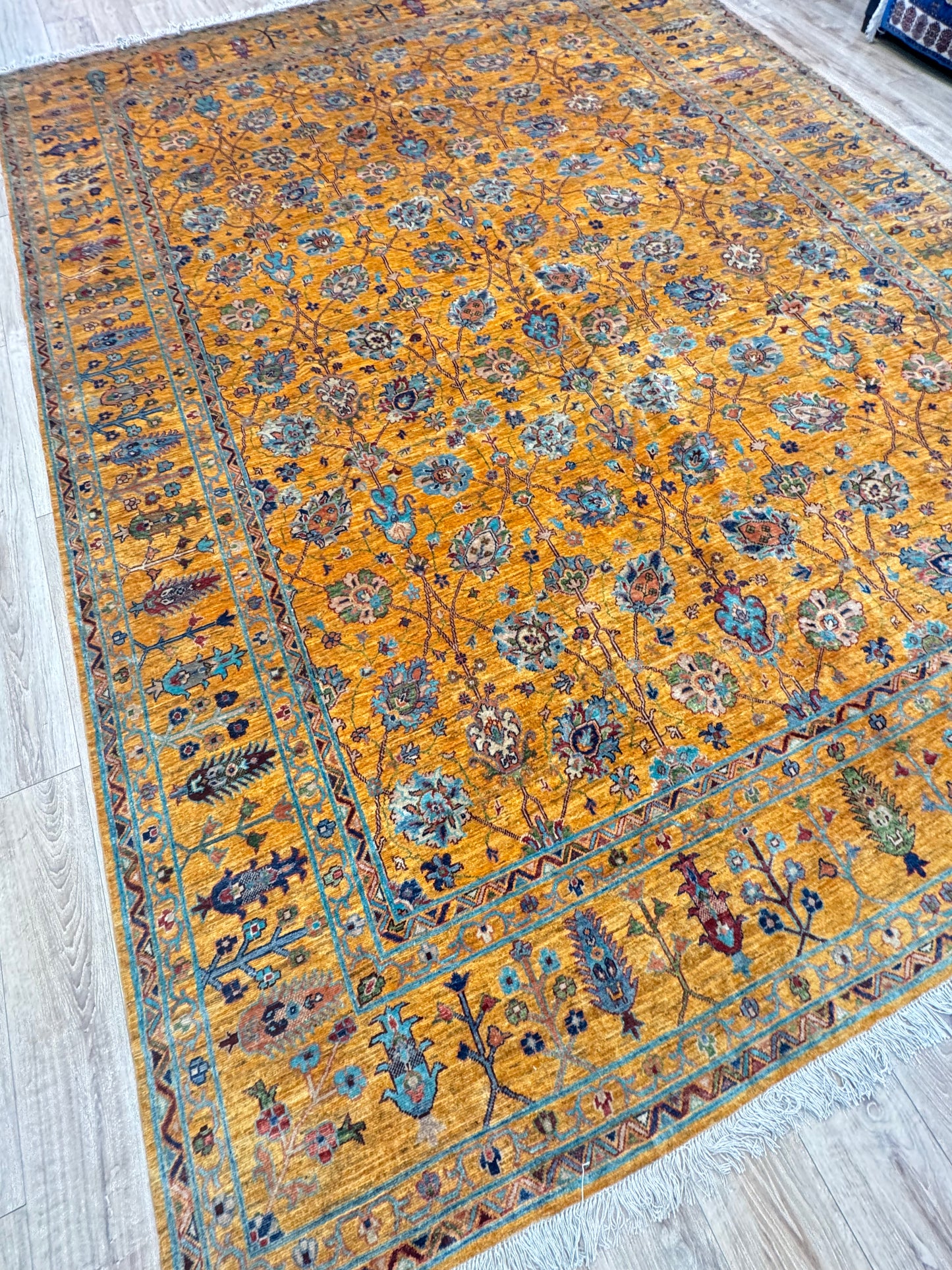 Wool Rug. Amber Garden.