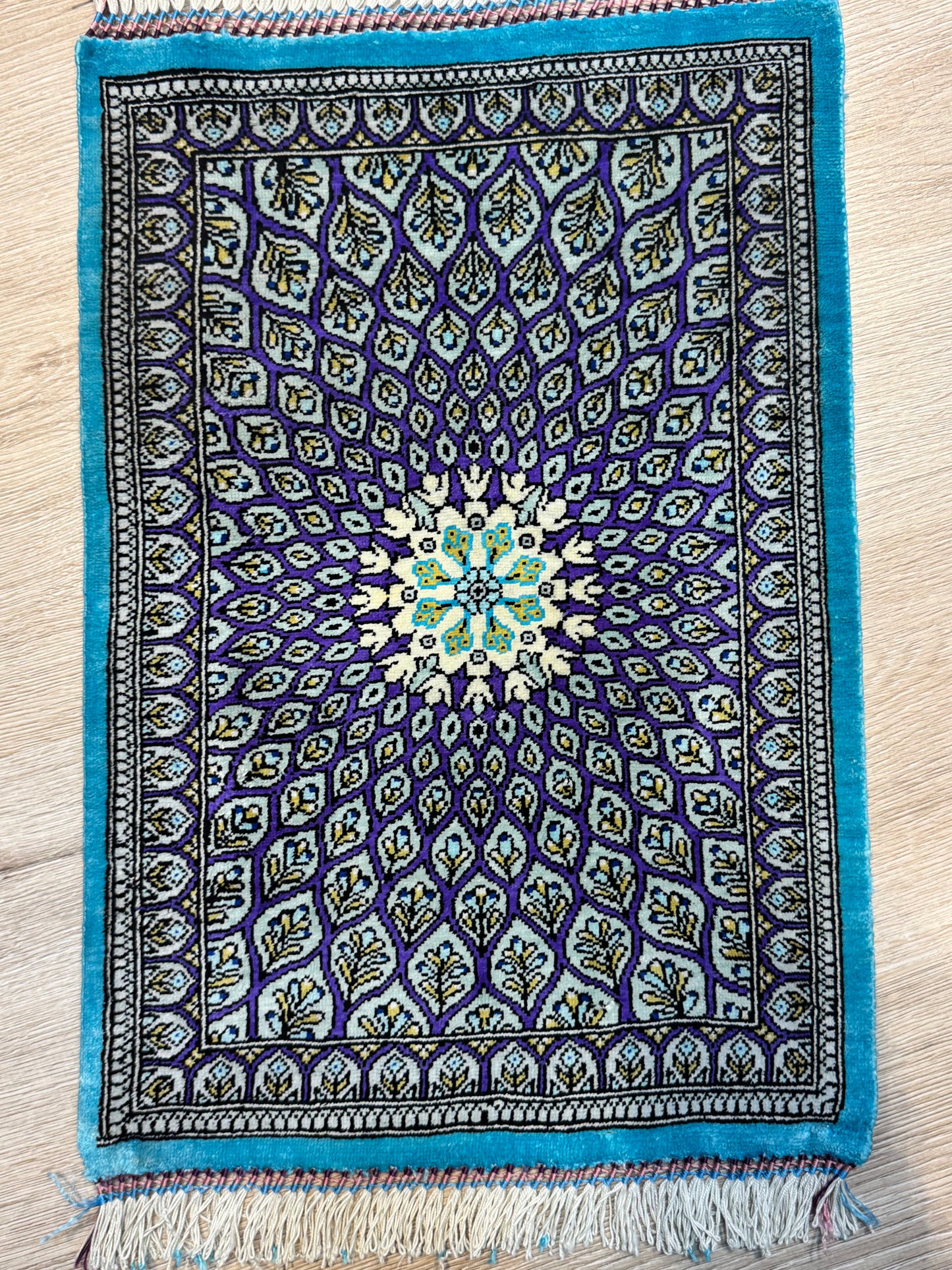 Silk Rug. Celestial Dome.