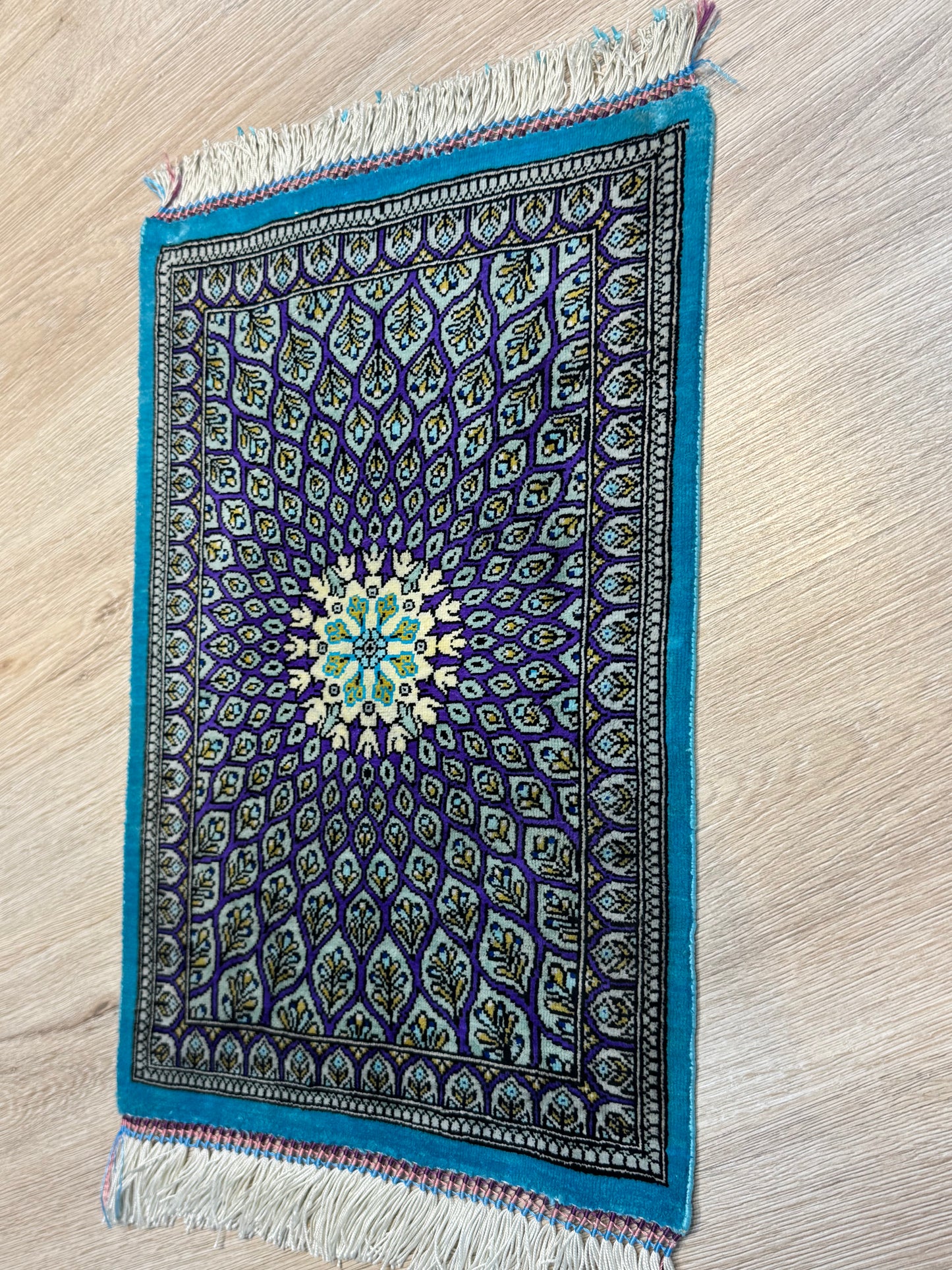 Silk Rug. Celestial Dome.