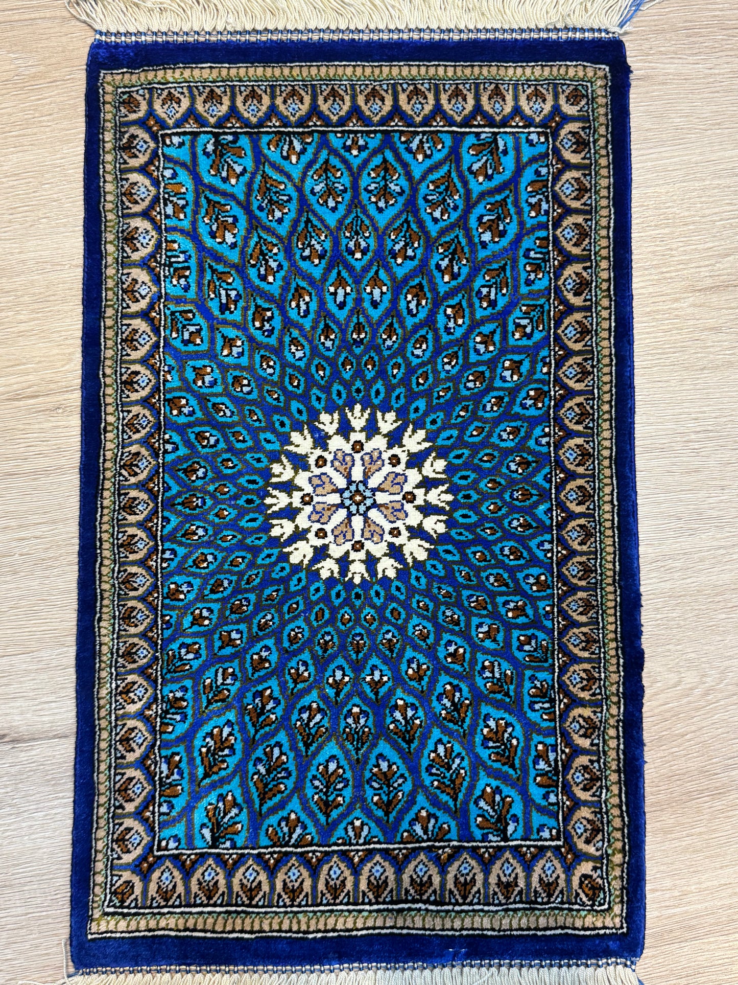 Silk Rug. Celestial Dome.