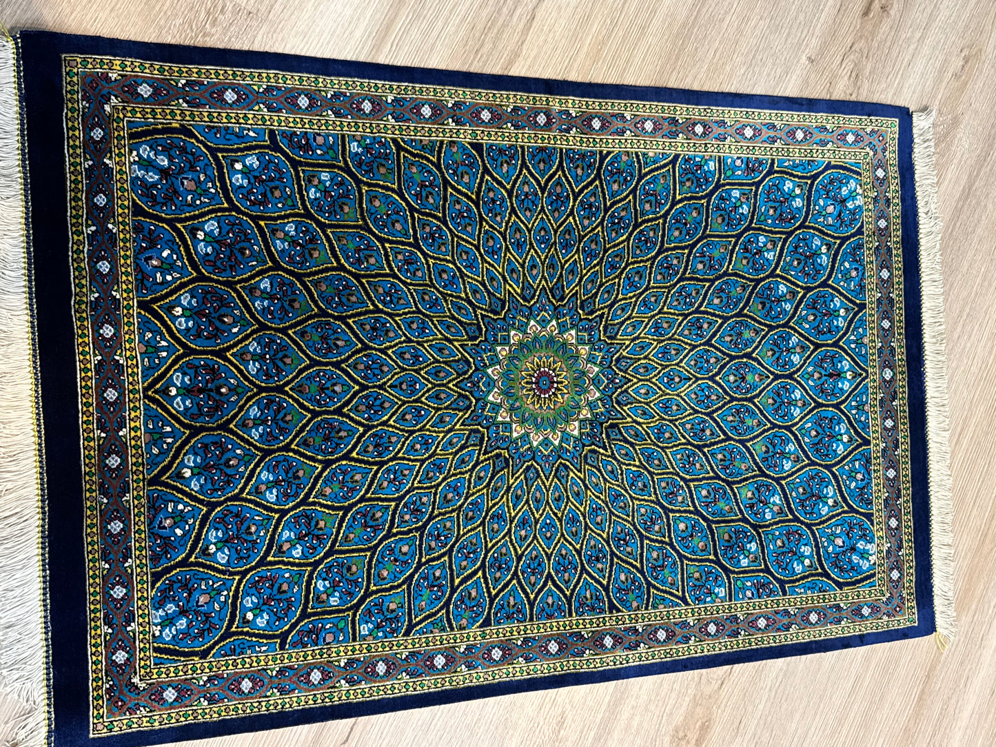 Silk Rug. Celestial Dome.