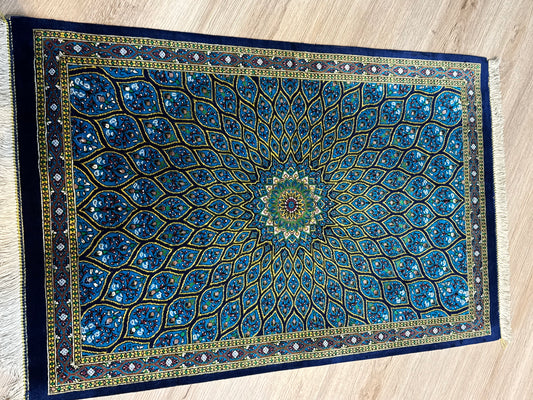 Silk Rug. Celestial Dome.