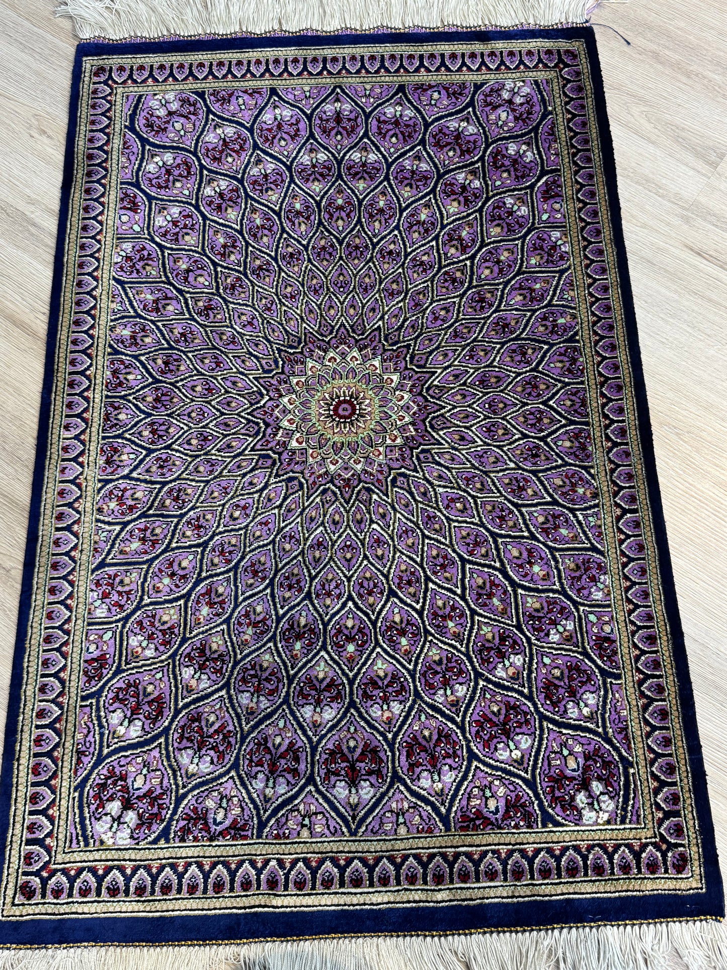 Silk Rug. Celestial Dome.