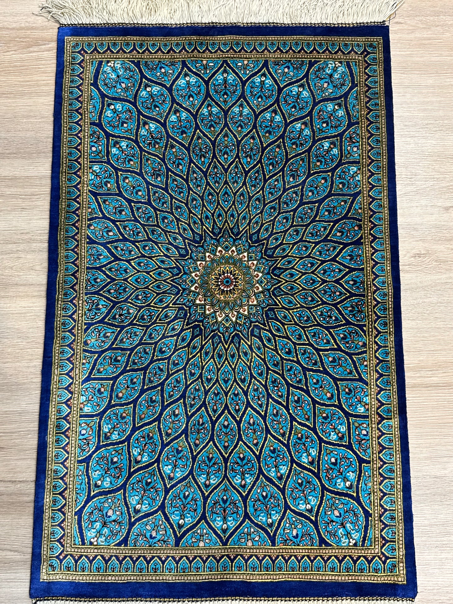 Silk Rug. Celestial Dome.