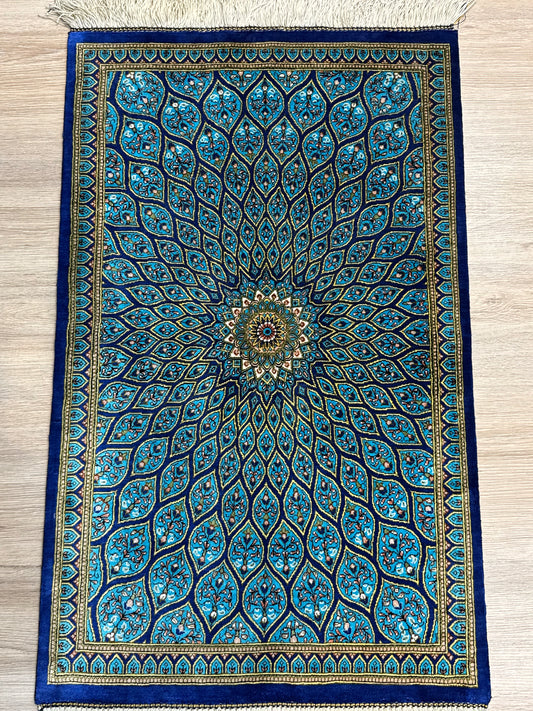 Silk Rug. Celestial Dome.