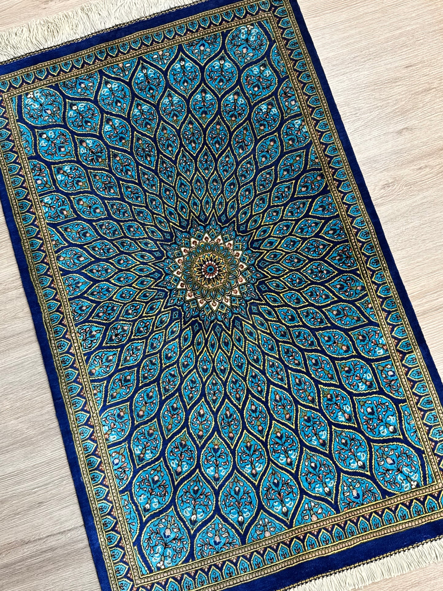 Silk Rug. Celestial Dome.