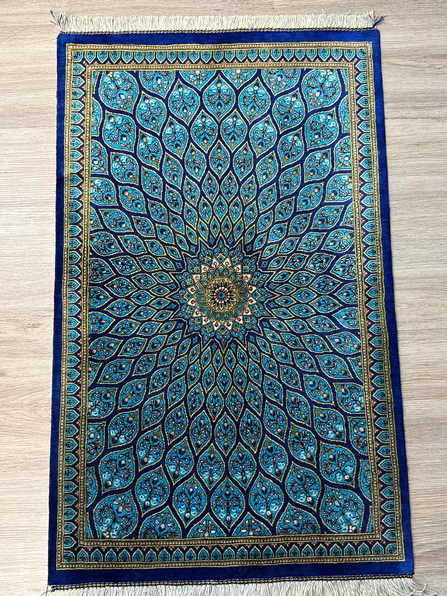 Silk Rug. Celestial Dome.