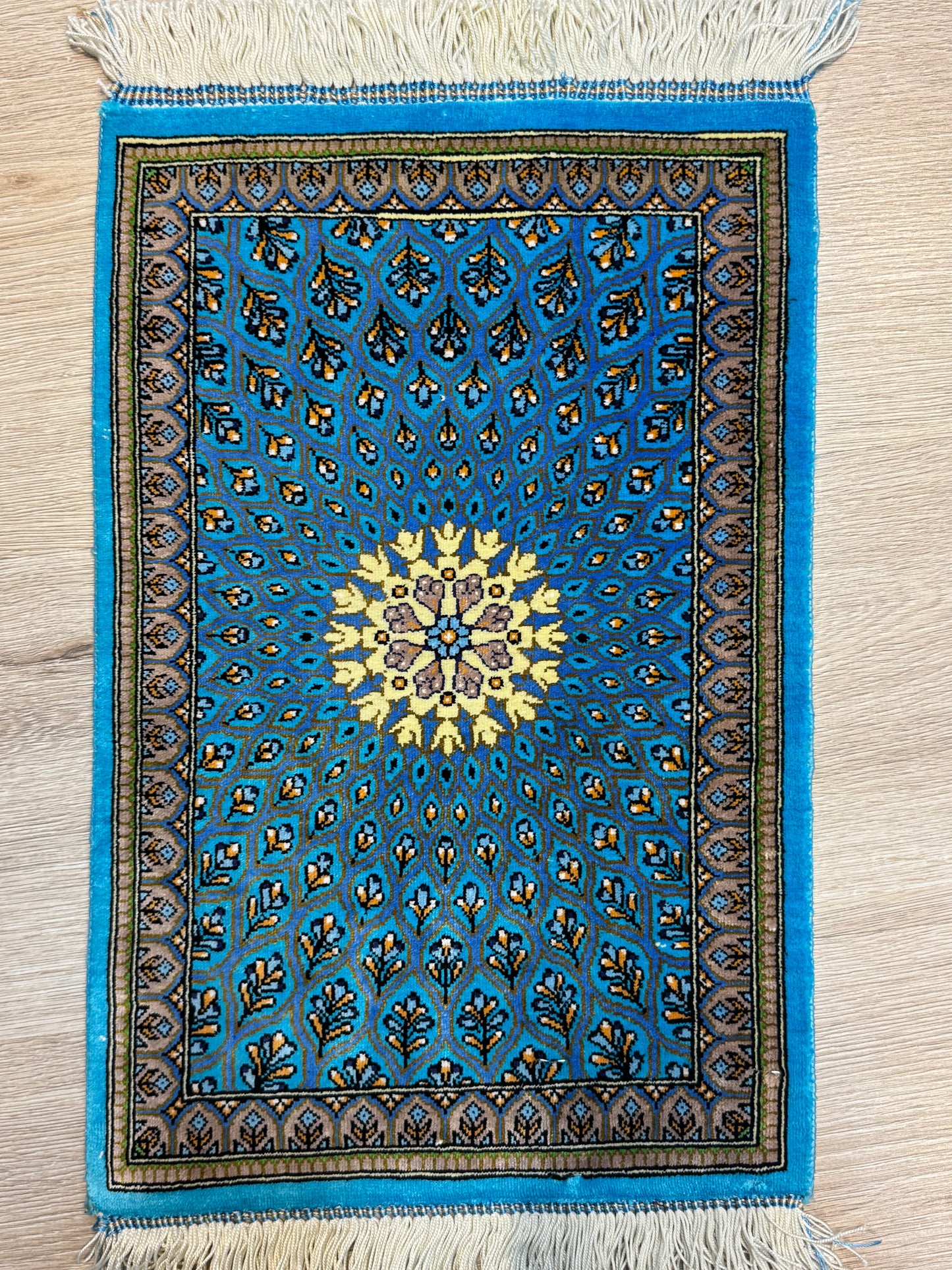 Silk Rug. Celestial Dome.