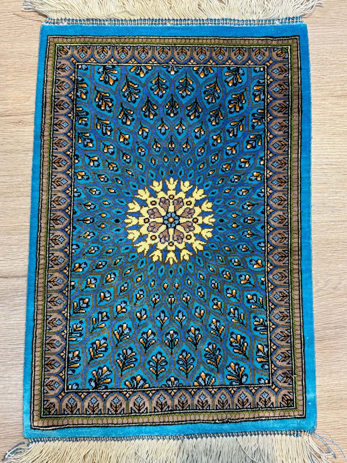 Silk Rug. Celestial Dome.