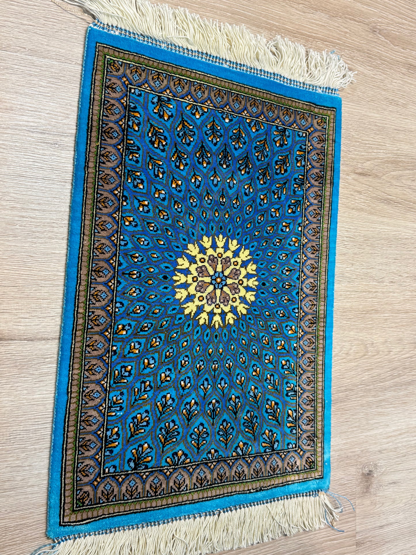 Silk Rug. Celestial Dome.