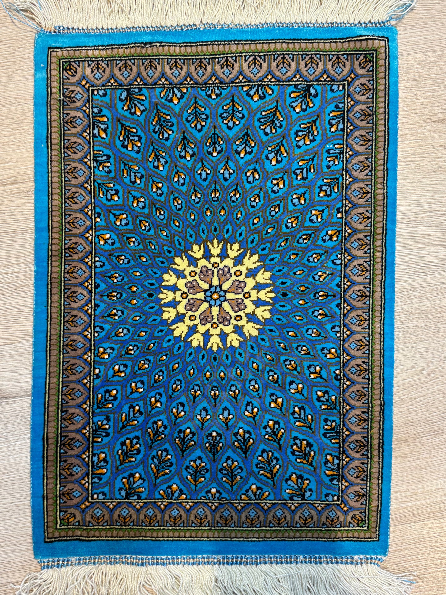 Silk Rug. Celestial Dome.