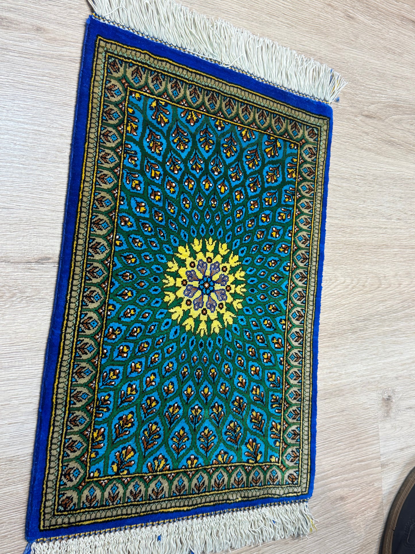 Silk Rug. Celestial Dome.