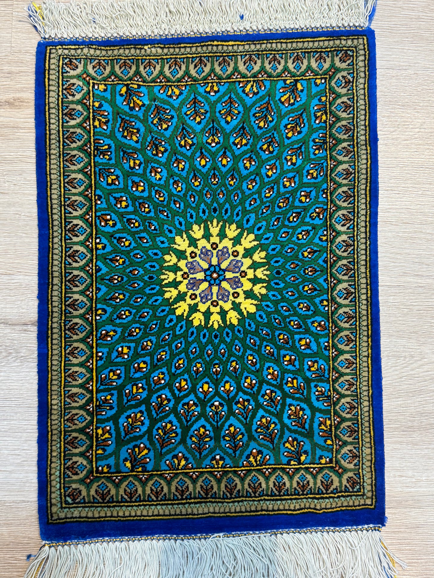 Silk Rug. Celestial Dome.