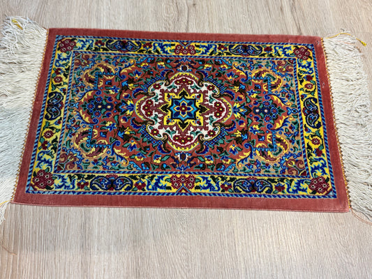 Silk Rug. Garden Bloom.