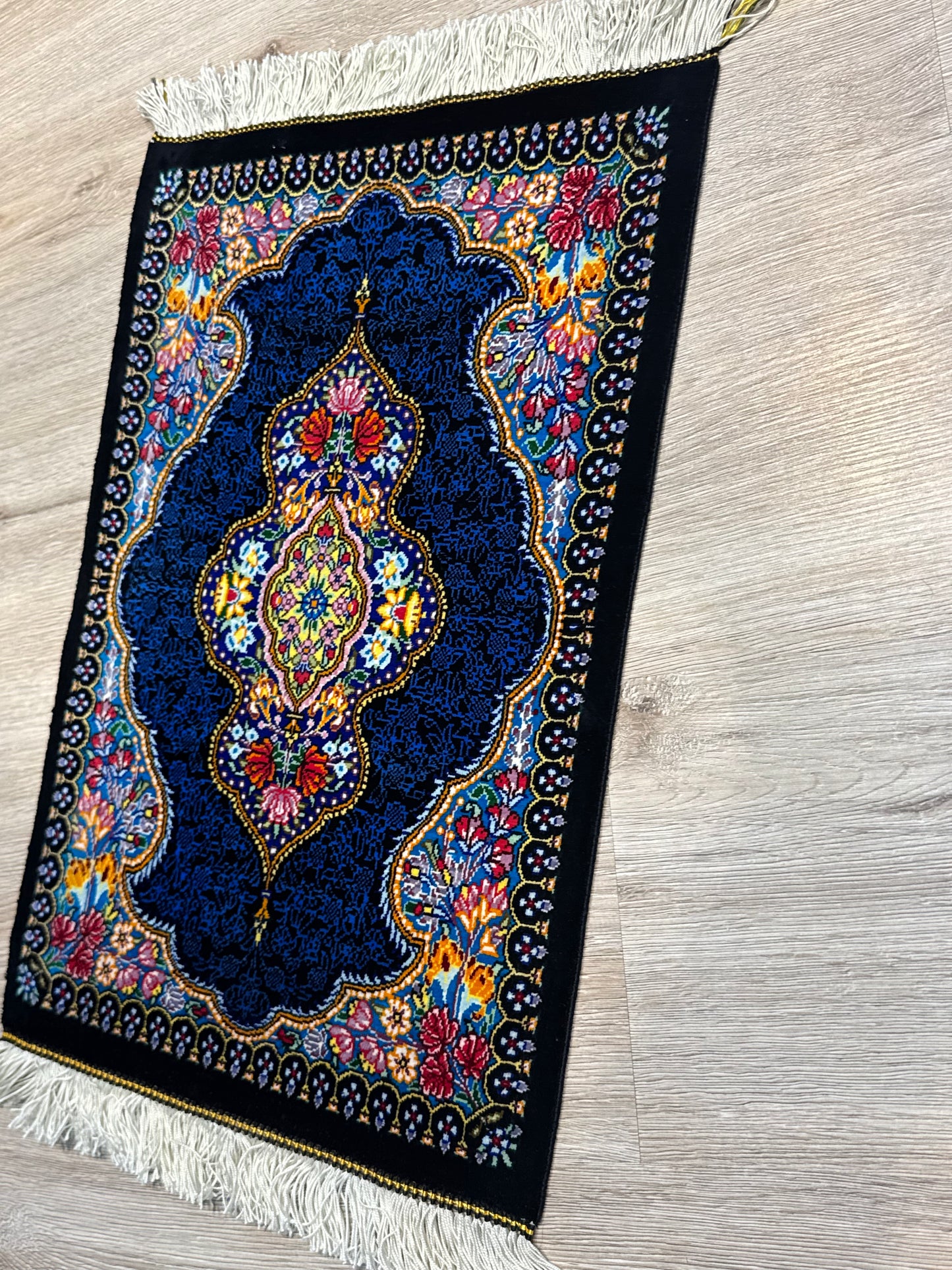 Silk Rug. Garden Bloom.