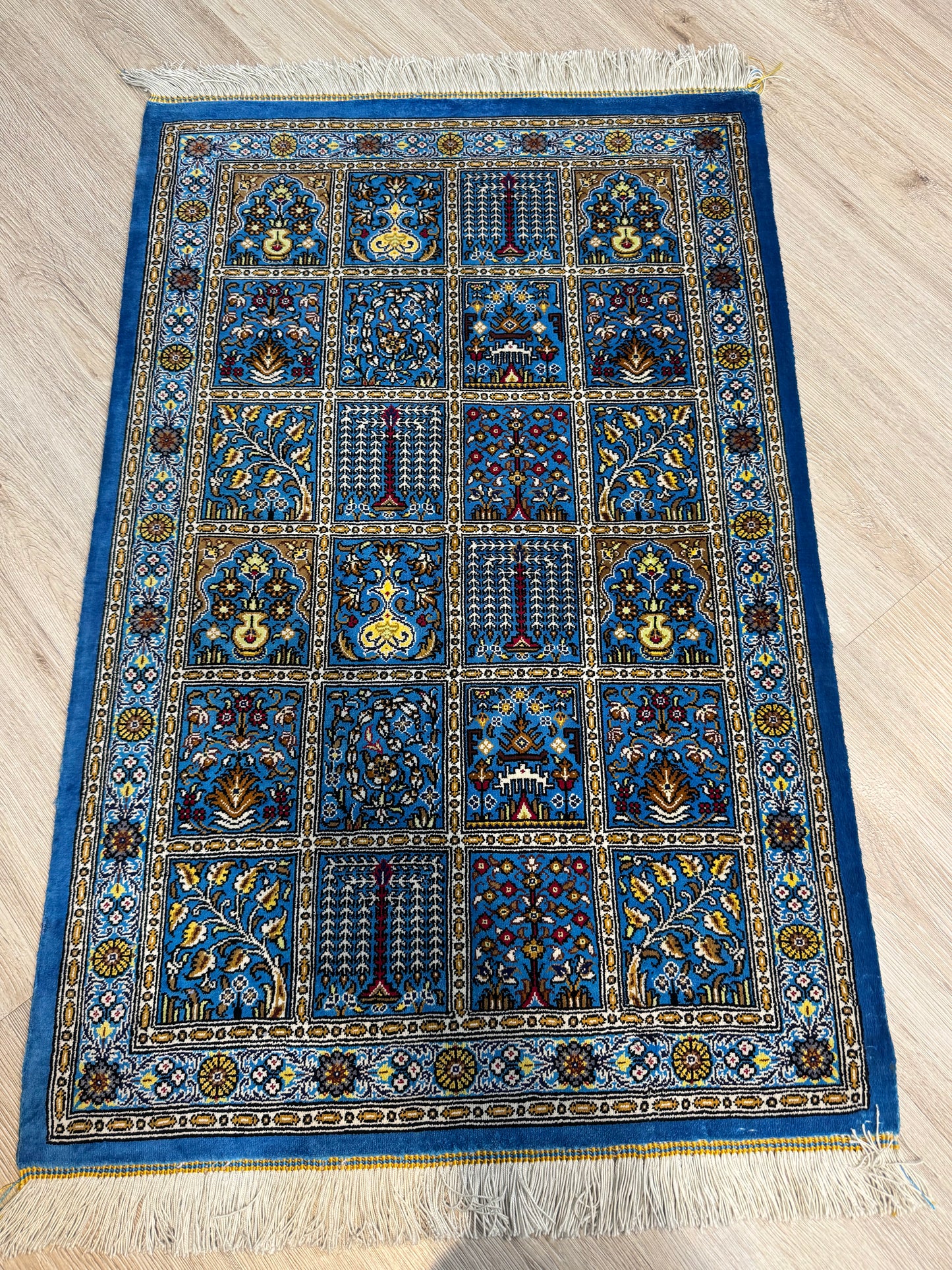 Silk Rug. Eternal Four Seasons.