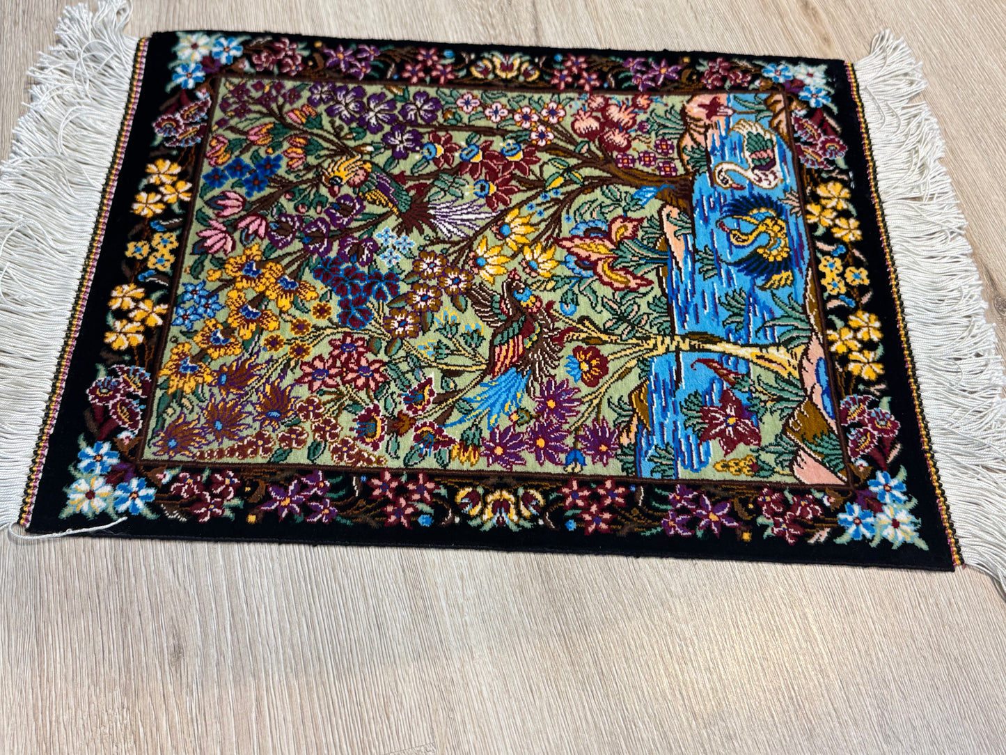 Silk Rug. Heaven on Earth.