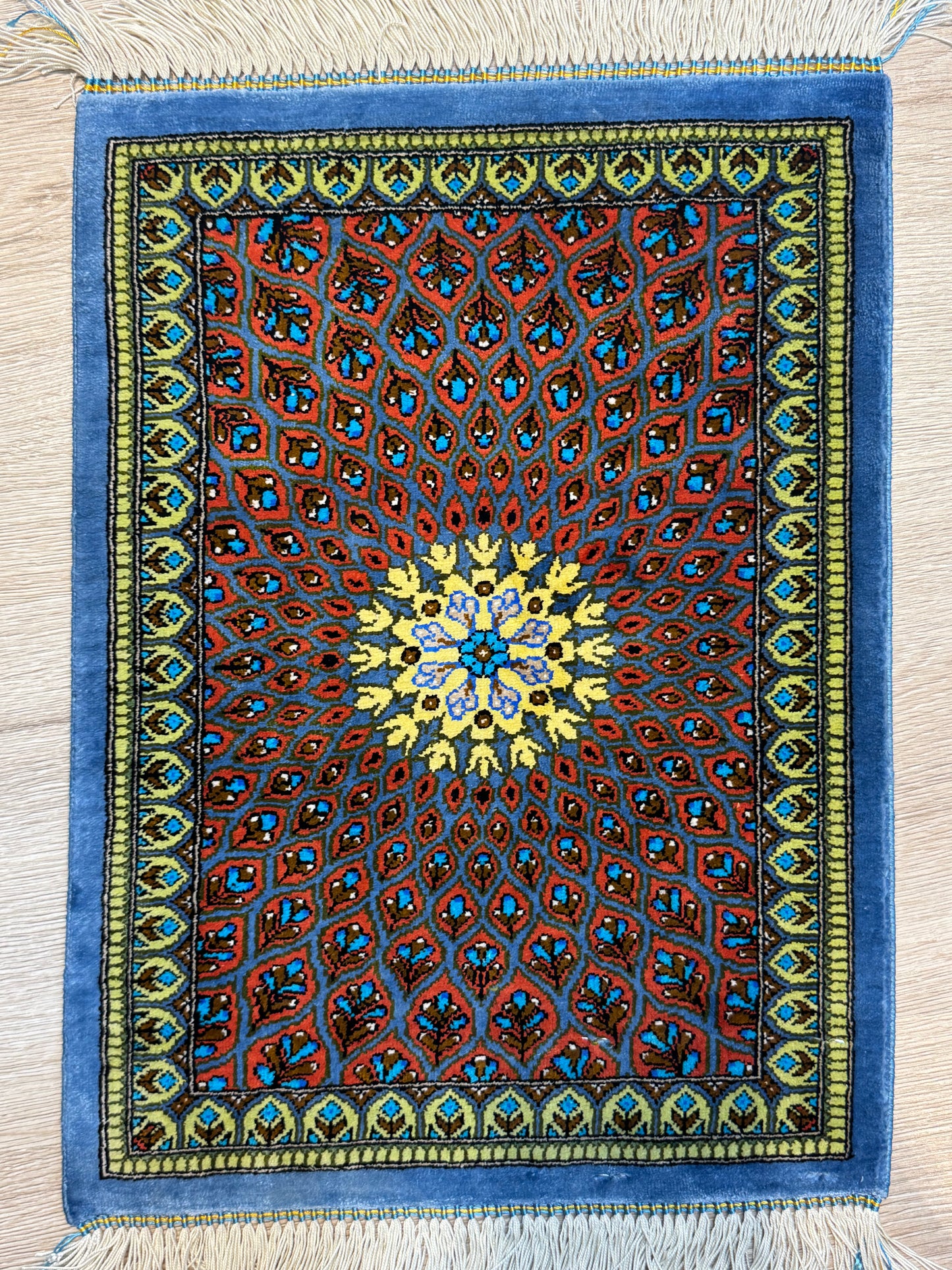 Silk Rug. Celestial Dome.