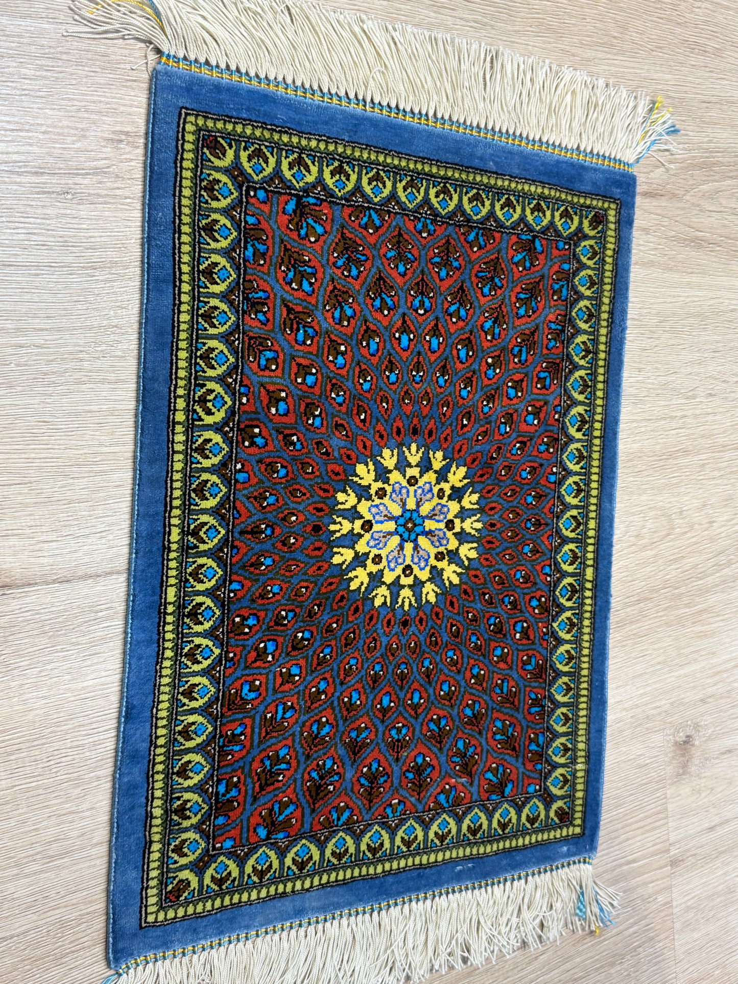 Silk Rug. Celestial Dome.