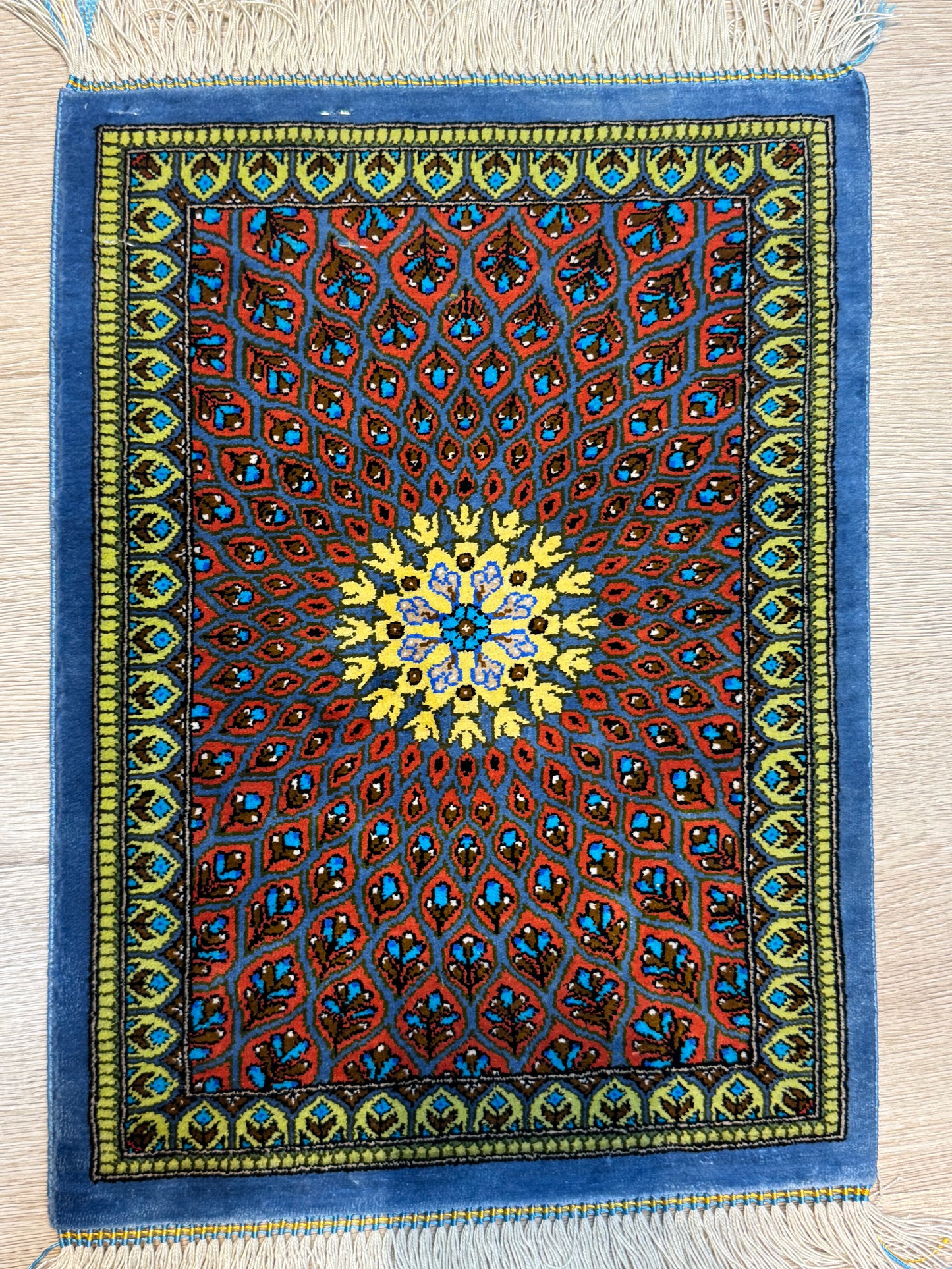 Silk Rug. Celestial Dome.