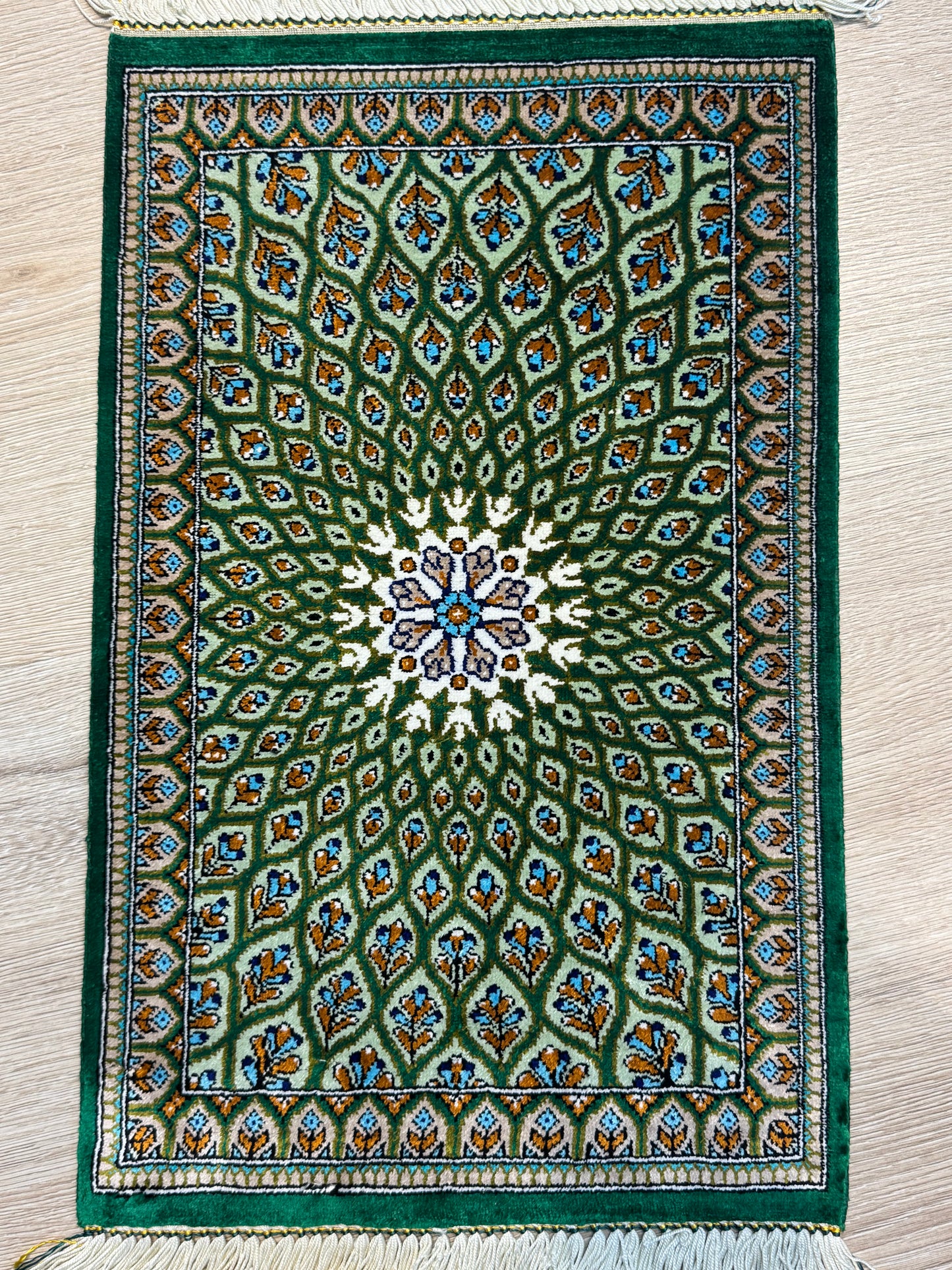 Silk Rug. Celestial Dome.